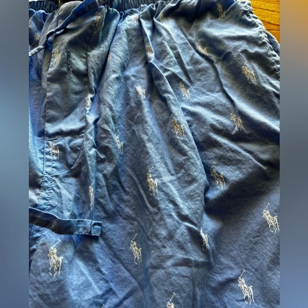 Polo Ralph Lauren Mens Pajama Pants Loungewear All Over Pony Sleep Medium